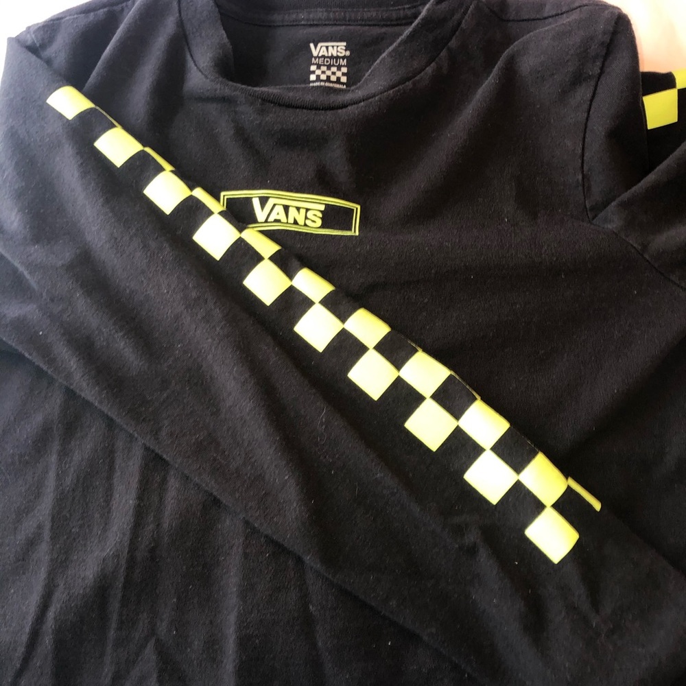 Vans long sleeve crop top